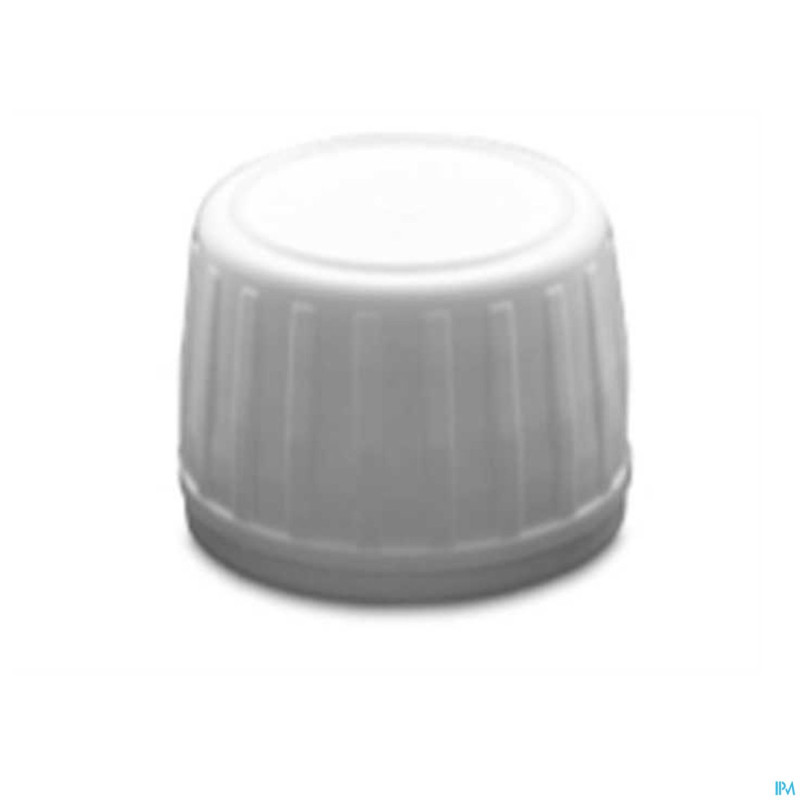 Cap blanc in anneau bl pet 25 pch