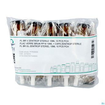 Fl br v zentrop sterile 10ml 10 pch