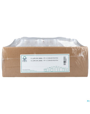 Fl ldpe spl 250ml + tp + c con 25 pch
