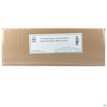 Pot pomm pp bl 60g + couv 100 pch