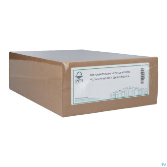 Pot pomm pp bl 60g + couv 25 pch