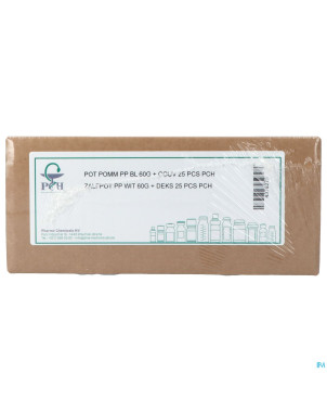 Pot pomm pp bl 60g + couv 25 pch