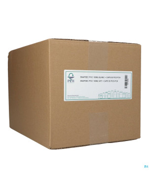 Snapsec pvc 100ml blanc + caps 50 pch