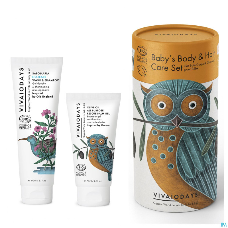 Vivaiodays gift set baby body&hair care    2 prod.