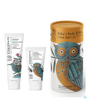 Vivaiodays gift set baby body&hair care    2 prod.