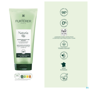 Furterer naturia shampooing    tube 200ml