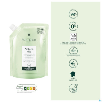 Furterer naturia shampooing    recharge 400ml