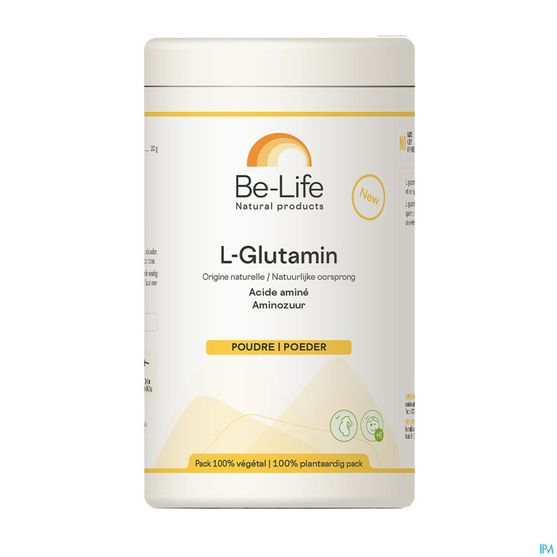 L-glutamin poudre be life  pot 250g