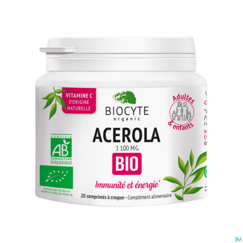 Biocyte acerola 1100mg bio  comp 20