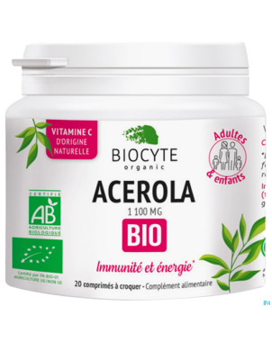 Biocyte acerola 1100mg bio  comp 20