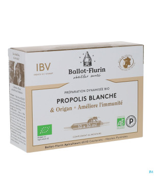 Ballot-flurin propolis blanche bio amp 10x10ml