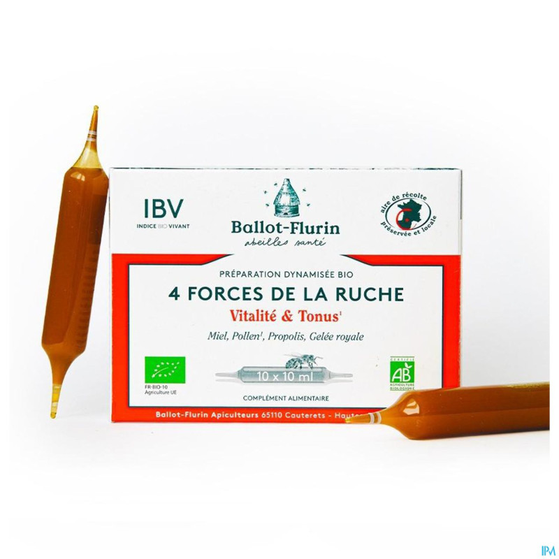 Ballot-flurin 4 forces ruche bio amp 10x10ml