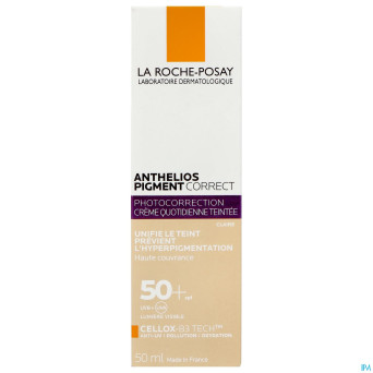 Lrp anthelios pigment correct spf50 light    50ml