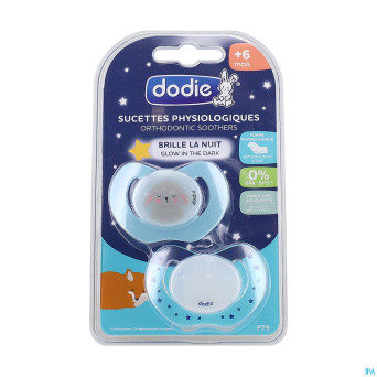 Dodie sucette physio +18m duo nuit mixte    p91