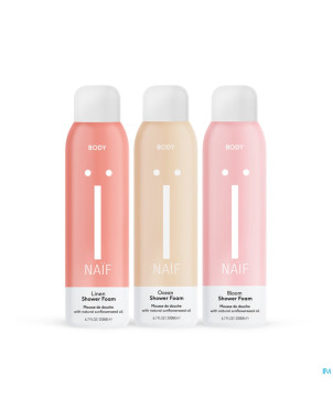 Naif shower power set    3x200ml