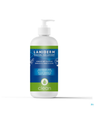 Lamiderm clean gel lavant huile olive    500ml
