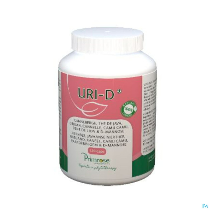 Uri-d    pot caps 120