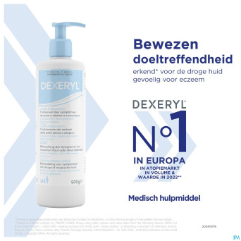 Dexeryl creme fl pompe 500g