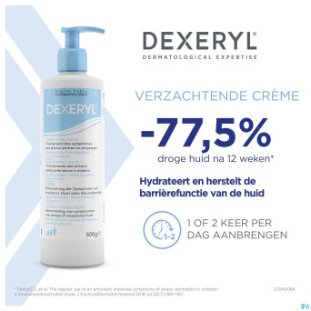Dexeryl creme fl pompe 500g