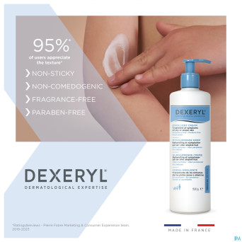 Dexeryl creme fl pompe 500g