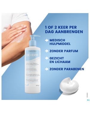 Dexeryl creme fl pompe 500g