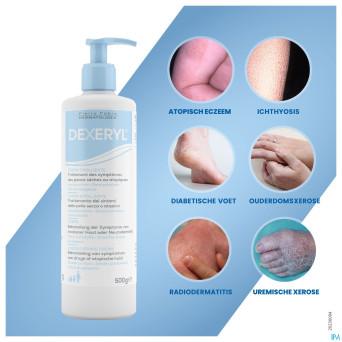 Dexeryl creme fl pompe 500g