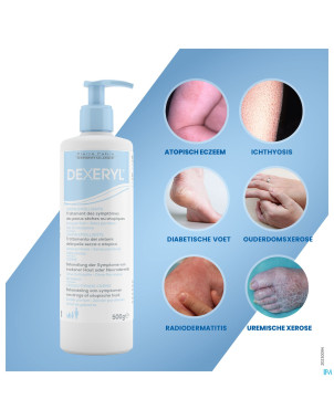 Dexeryl creme fl pompe 500g