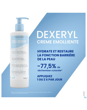Dexeryl creme fl pompe 500g