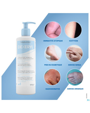 Dexeryl creme fl pompe 500g
