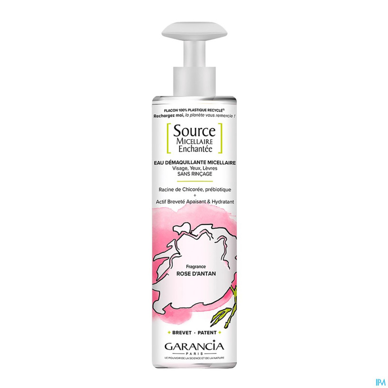 Garancia source micellaire rose    fl 400ml