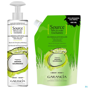 Garancia source micel. amande fl 400ml+rech. 400ml
