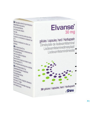 Elvanse 30mg caps dur 30