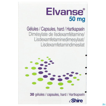 Elvanse 50mg caps dur 30