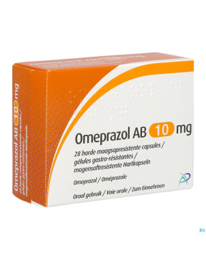Omeprazol ab 10mg gastro resist. caps  28