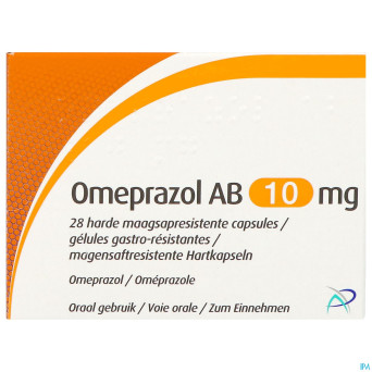 Omeprazol ab 10mg gastro resist. caps  28