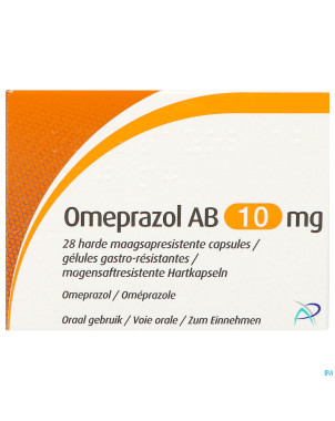 Omeprazol ab 10mg gastro resist. caps  28