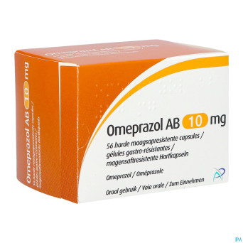 Omeprazol ab 10mg gastroresist. caps  56