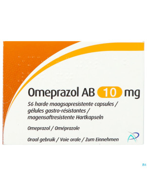 Omeprazol ab 10mg gastroresist. caps  56