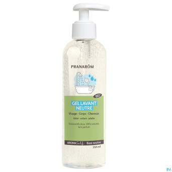 Pranarom aromaself base gel lav. neutre bio  250ml