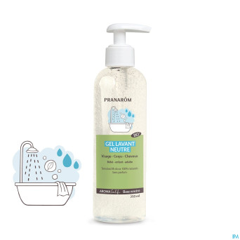 Pranarom aromaself base gel lav. neutre bio  250ml