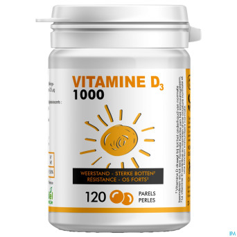 Soria vitamine d 1000 iu perles 120