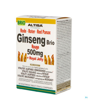 Altisa ginseng rouge brio 500mg    comp 60