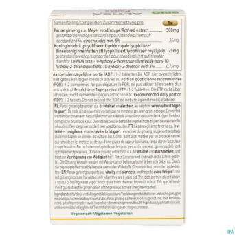 Altisa ginseng rouge brio 500mg    comp 60