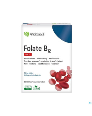 Quercus folate b12 comp 80