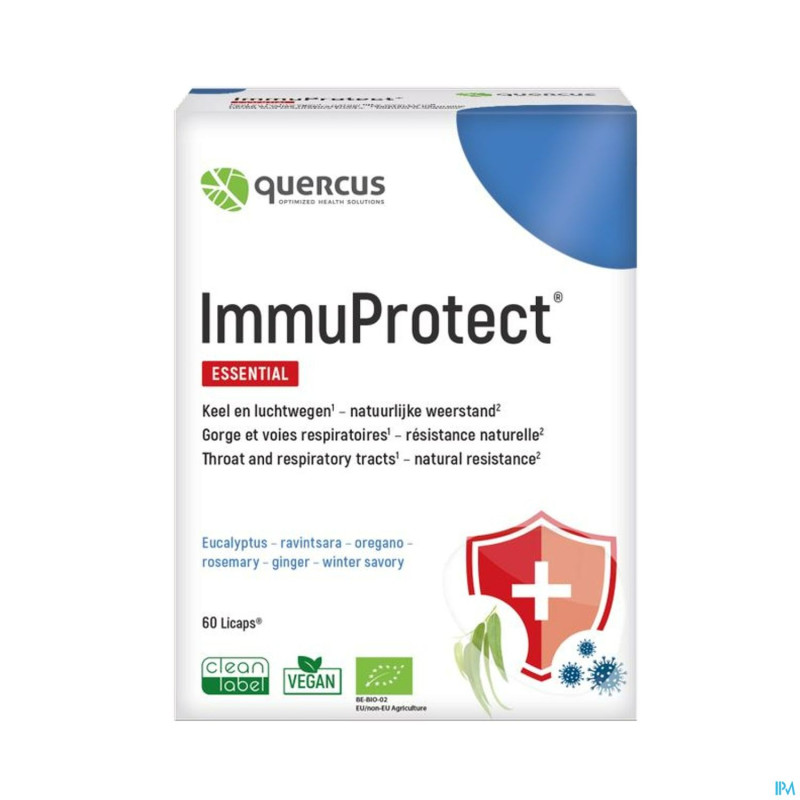 Quercus immuprotect essential caps 60