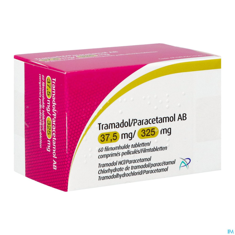 Tramadol paracetamol ab 37,5/325mg comp pell 60