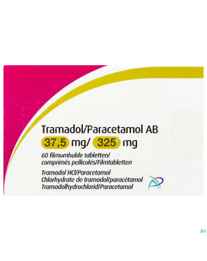 Tramadol paracetamol ab 37,5/325mg comp pell 60