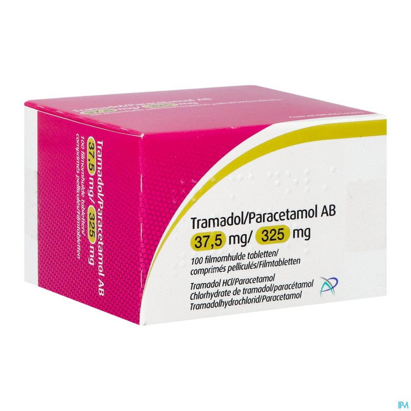 Tramadol paracetamol ab 37,5/325mg comp pell 100