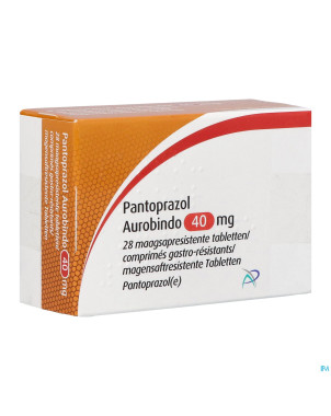Pantoprazol aurobindo 40mg gastro resist. comp  28
