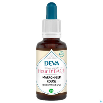 Deva 25 marrionnier rouge bio  30ml